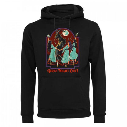 Front - Steven Rhodes Unisex Adult Girls Night Out Hoodie