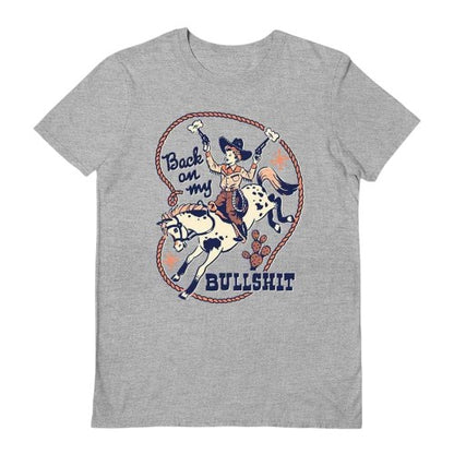 Front - Steven Rhodes Unisex Adult Back On My Bullshit T-Shirt