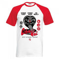 Front - Cobra Kai Unisex Adult No Mercy Raglan Baseball T-Shirt