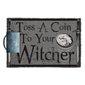 Front - The Witcher Toss A Coin Door Mat