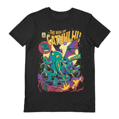 Front - Ilustrata Unisex Adult Rise Of Cathulhu T-Shirt
