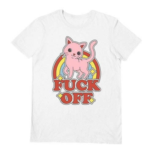 Front - Thiago Correa Unisex Adult Threadless Fuck Off T-Shirt