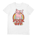 Front - Thiago Correa Unisex Adult Threadless Fuck Off T-Shirt