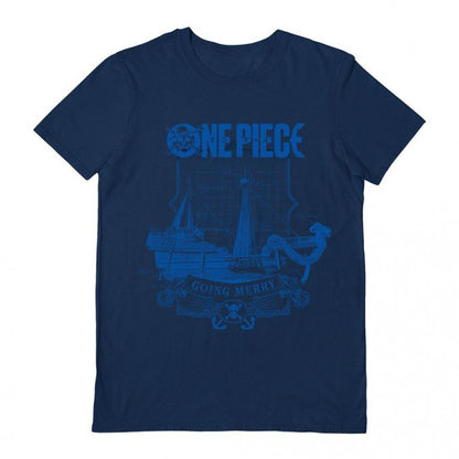 Front - One Piece Unisex Adult Live Action Logo T-Shirt