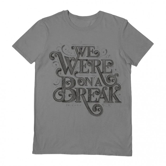 Front - Friends Unisex Adult We Were On A Break T-Shirt