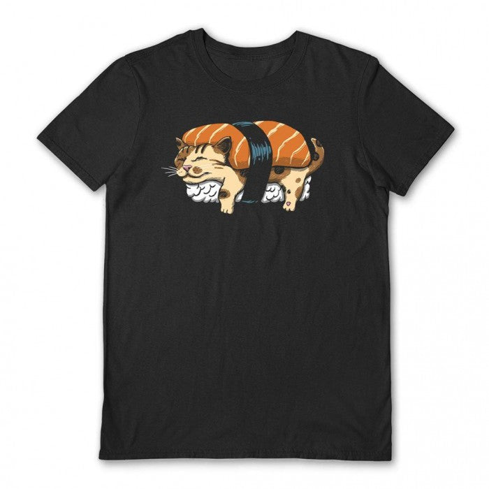 Front - Vincent Trinidad Unisex Adult Neko Sushi T-Shirt