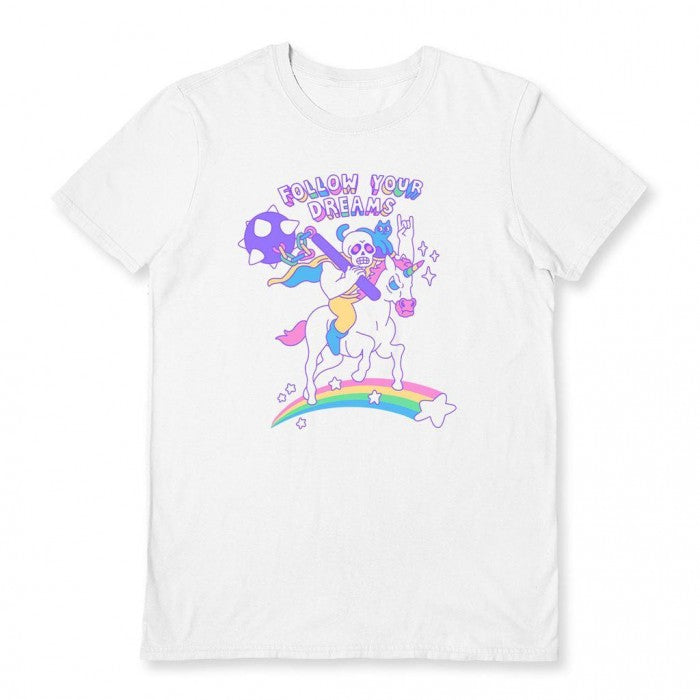 Front - Obinsun Unisex Adult Follow Your Dreams T-Shirt