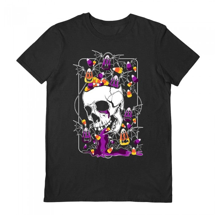 Front - Von Kowen Unisex Adult Death By Candy T-Shirt