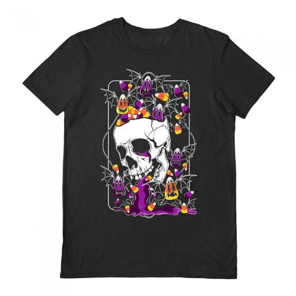 Front - Von Kowen Unisex Adult Death By Candy T-Shirt