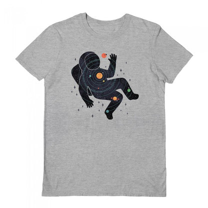 Front - The Paper Crane Unisex Adult Inner Space T-Shirt