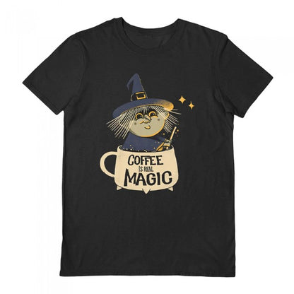 Front - Pepe Rodriguez Unisex Adult Coffee Is Real Magic T-Shirt