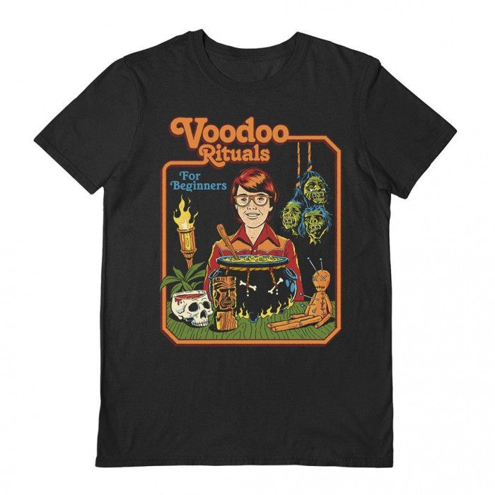 Front - Steven Rhodes Unisex Adult Voodoo Rituals T-Shirt