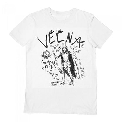 Front - Stranger Things Unisex Adult Season 4 Vecna Doodle T-Shirt