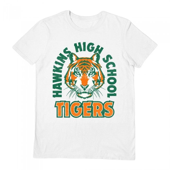 Front - Stranger Things Unisex Adult Hawkins High T-Shirt