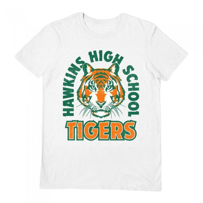 Front - Stranger Things Unisex Adult Hawkins High T-Shirt