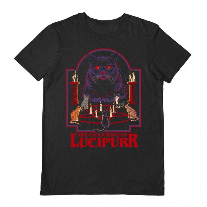 Front - Steven Rhodes Unisex Adult The Conjuring Of Lucipurr T-Shirt