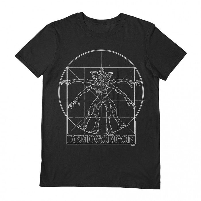 Front - Stranger Things Unisex Adult Virtuvian Demogorgon T-Shirt
