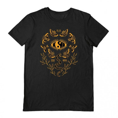 Front - Letter Shoppe Unisex Adult Moth T-Shirt