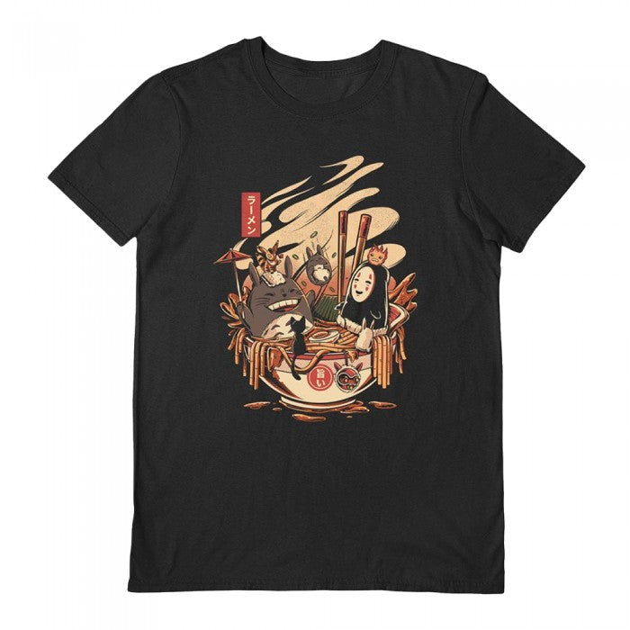 Front - Ilustrata Unisex Adult Ramen Pool Party T-Shirt