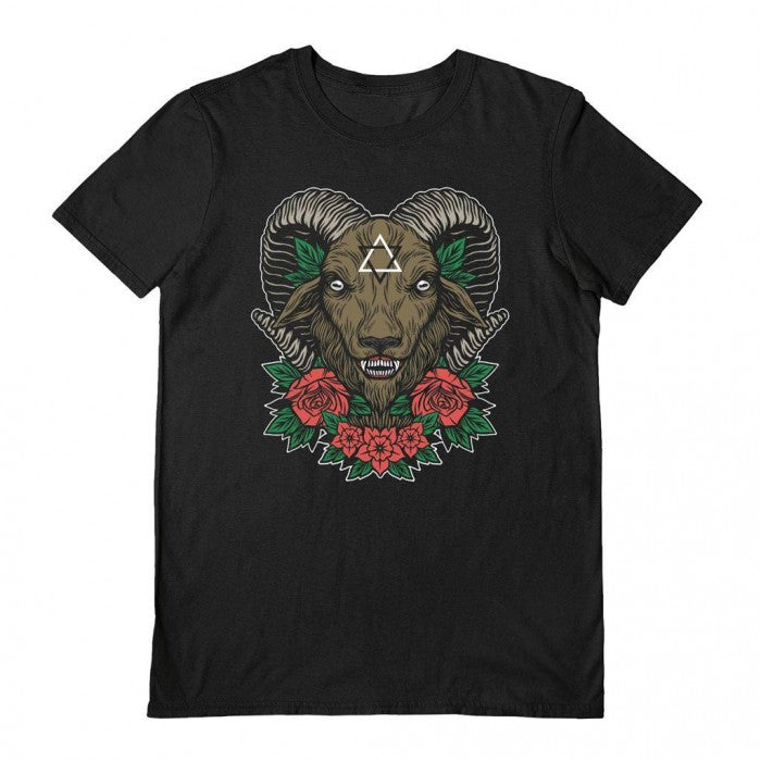 Front - Deniart Unisex Adult Dark Goat T-Shirt