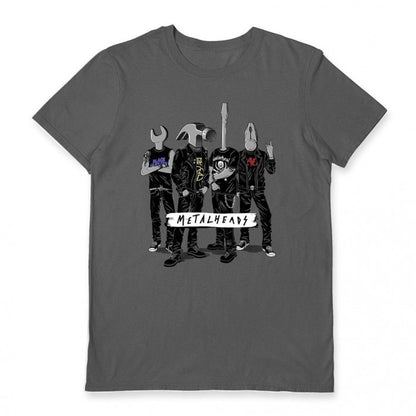 Front - Gamma Ray Unisex Adult Metalheads T-Shirt