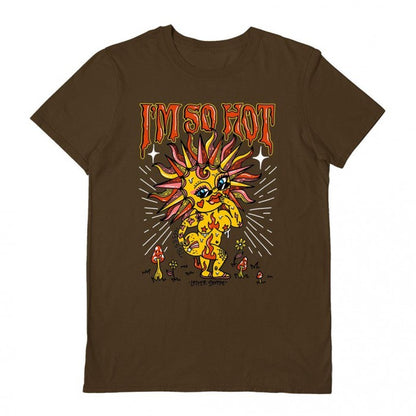 Front - Letter Shoppe Unisex Adult Hot Summer Sun T-Shirt