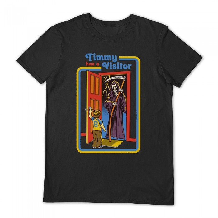 Front - Steven Rhodes Unisex Adult Timmy Has A Visitor T-Shirt