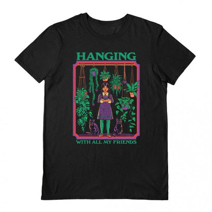 Front - Steven Rhodes Unisex Adult Hanging With All My Friends T-Shirt