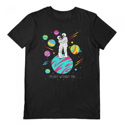 Front - Darker Days Unisex Adult Lost Without You T-Shirt