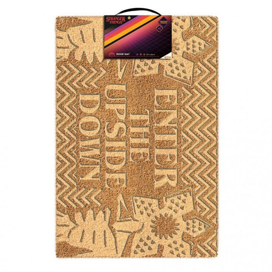 Front - Stranger Things Enter The Upside Down Embossed Door Mat