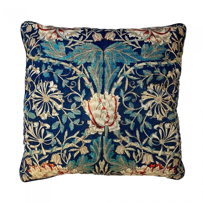 Front - William Morris Honeysuckle Filled Cushion