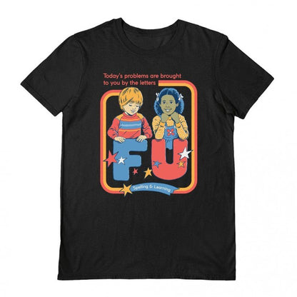 Front - Steven Rhodes Unisex Adult F.U. T-Shirt