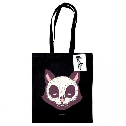Front - Tobe Fonseca Cat Skull Face Tote Bag