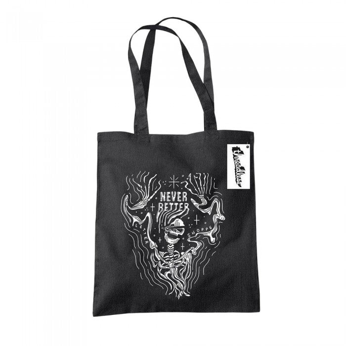 Front - Letter Shoppe Never Better Said Tote Bag