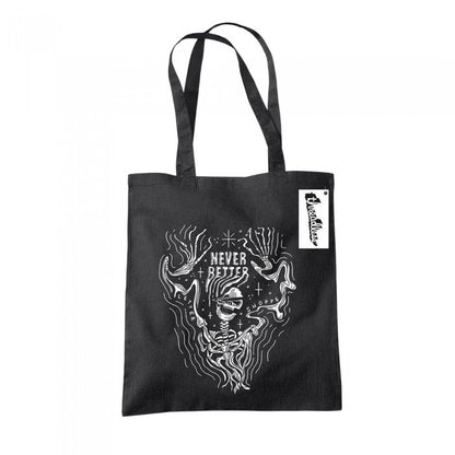 Front - Letter Shoppe Never Better Said Tote Bag