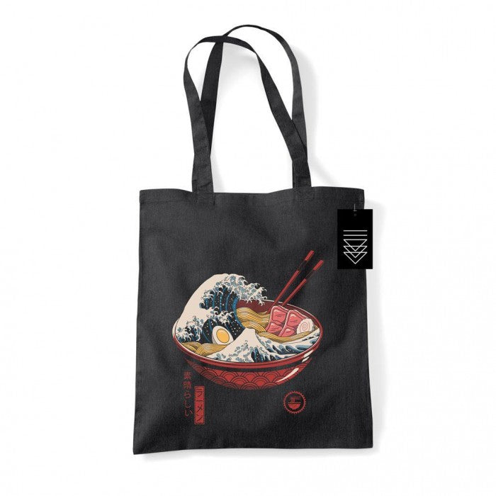 Front - Vincent Trinidad The Great Ramen Wave Tote Bag