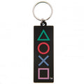 Front - Playstation Shapes Rubber Keyring