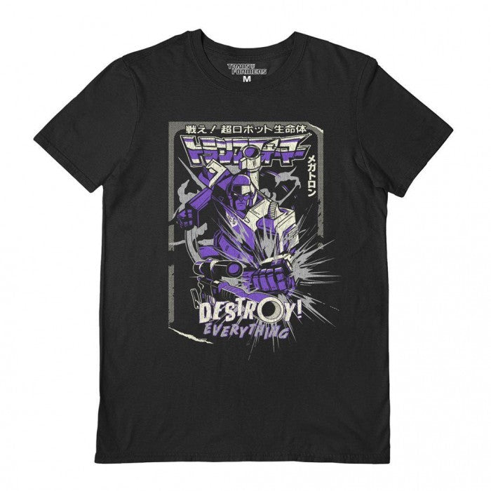 Front - Transformers Unisex Adult Destroy T-Shirt