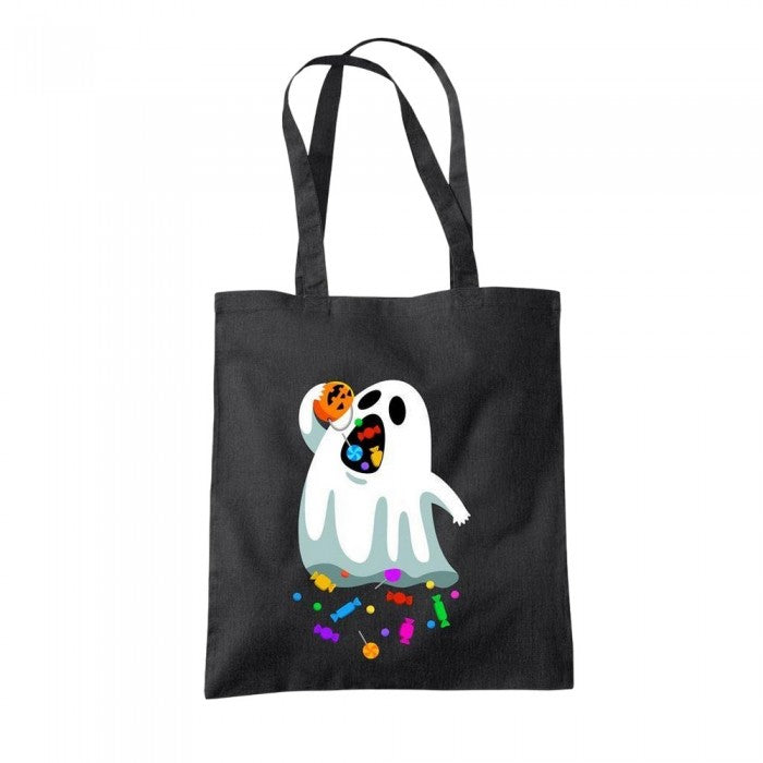 Front - Benjimoji Hungry Ghost Tote Bag