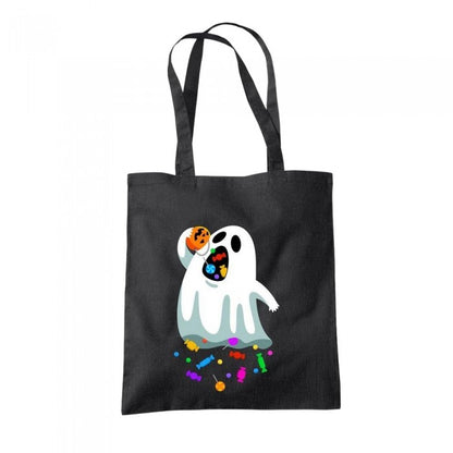 Front - Benjimoji Hungry Ghost Tote Bag