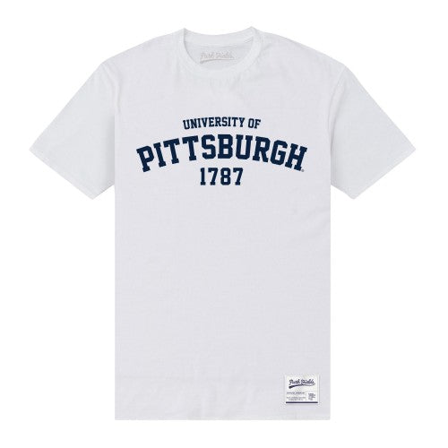 Front - University Of Pittsburgh Unisex Adult 1787 Crew Neck T-Shirt