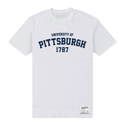 Front - University Of Pittsburgh Unisex Adult 1787 Crew Neck T-Shirt