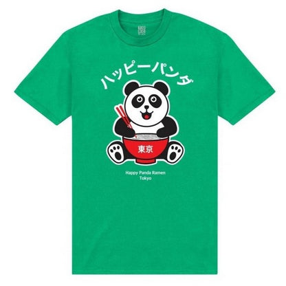 Front - TORC Unisex Adult Happy Panda T-Shirt