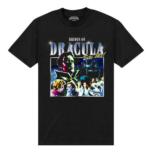 Front - The Brides of Dracula Unisex Adult Bite Me! T-Shirt