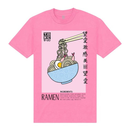 Front - TORC Unisex Adult Ramen Ingredients T-Shirt