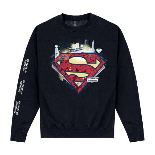 Front - Superman Unisex Adult 85th Anniversary Sweatshirt