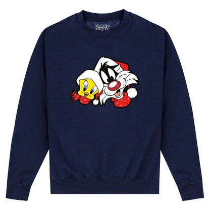 Front - Looney Tunes Unisex Adult Sylvester & Tweety Sweatshirt