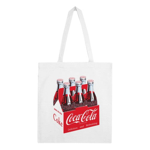 Front - Coca-Cola Six Pack Tote Bag