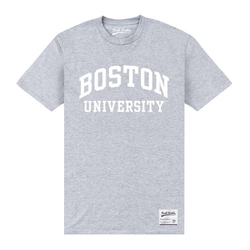Front - Boston University Unisex Adult Script T-Shirt
