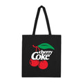 Front - Coca-Cola Cherry Coke Logo Tote Bag